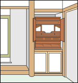 地袋付仏間用仏壇